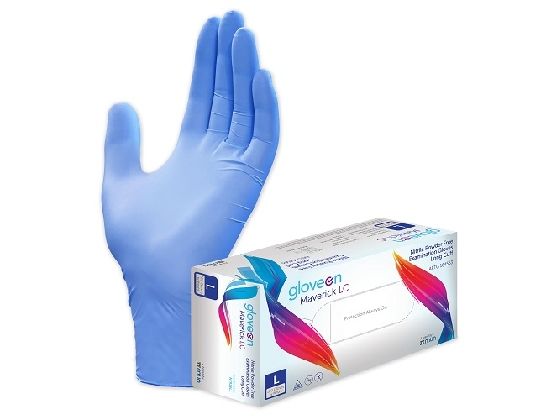 GLOVE NITRILE HARTSON LC P/F /  LARGE / BOX OF 100 photo