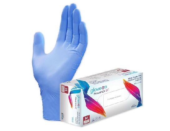 GLOVE NITRILE HARTSON LC P/F / MEDIUM / BOX OF 100 photo