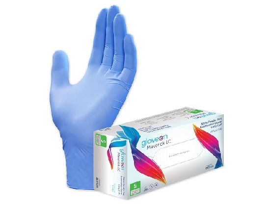 GLOVE NITRILE HARTSON LC P/F / SMALL / BOX OF 10 photo
