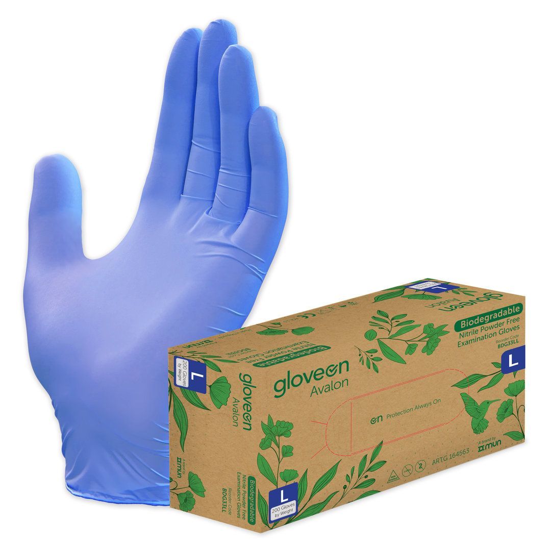 GLOVEON AVALON BIODEGRADABLE NITRILE GLOVE  photo