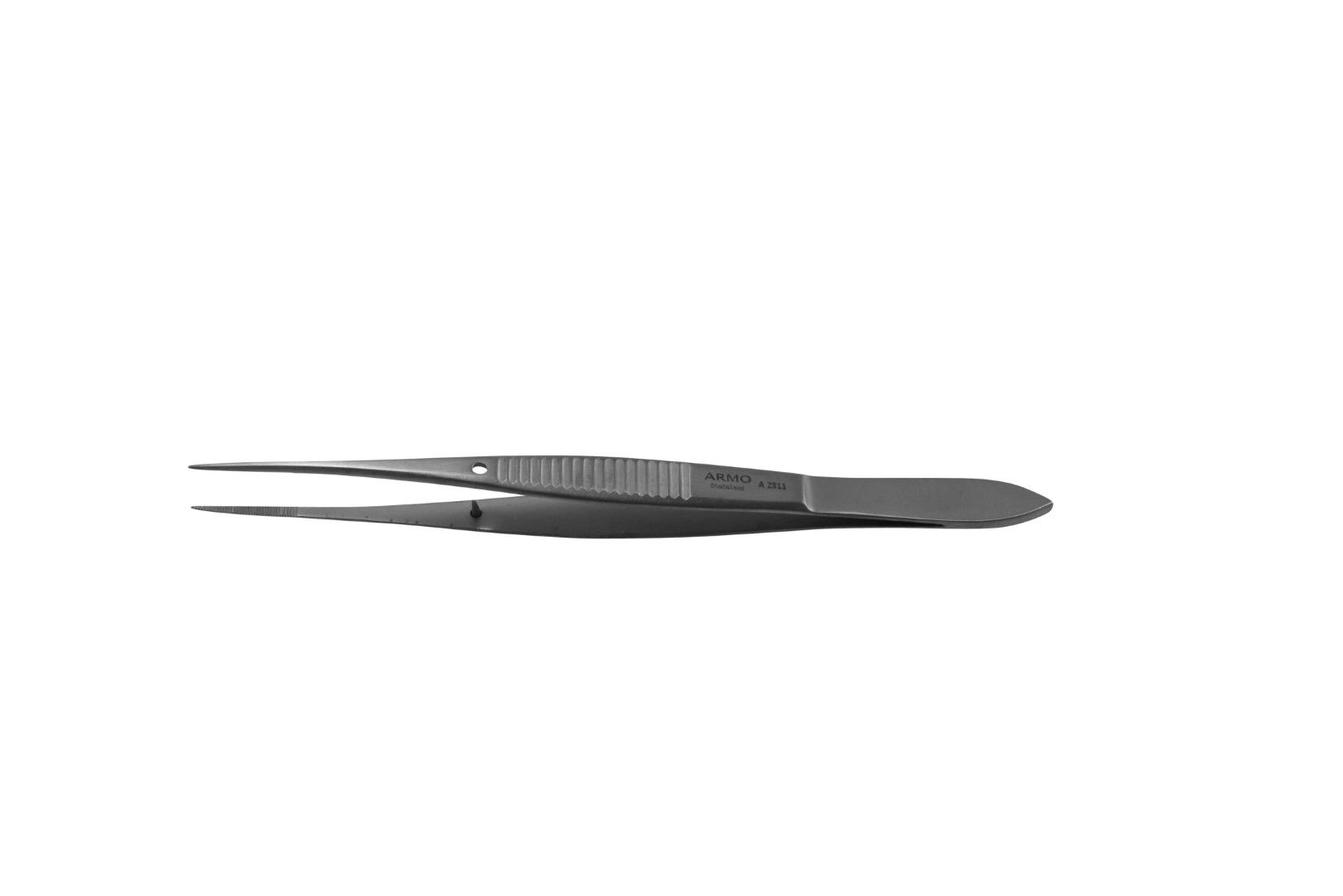 GRAEFE IRIS EYES FORCEPS / STRAIGHT / WITH PIN / 10CM photo