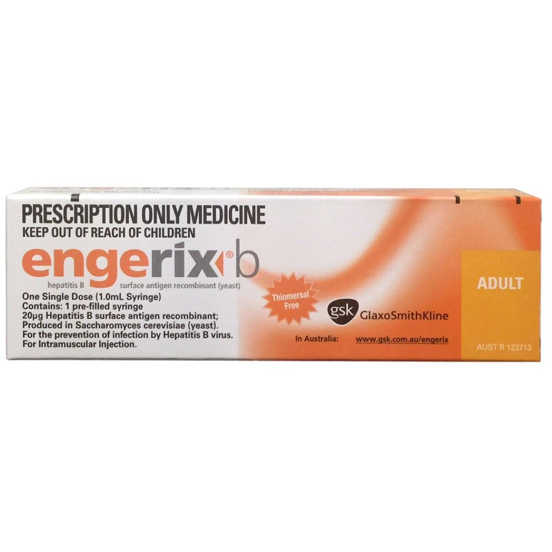 GSK ENGERIX-B HEPATITIS B SURFACE ANTIGEN RECOMBINANT photo