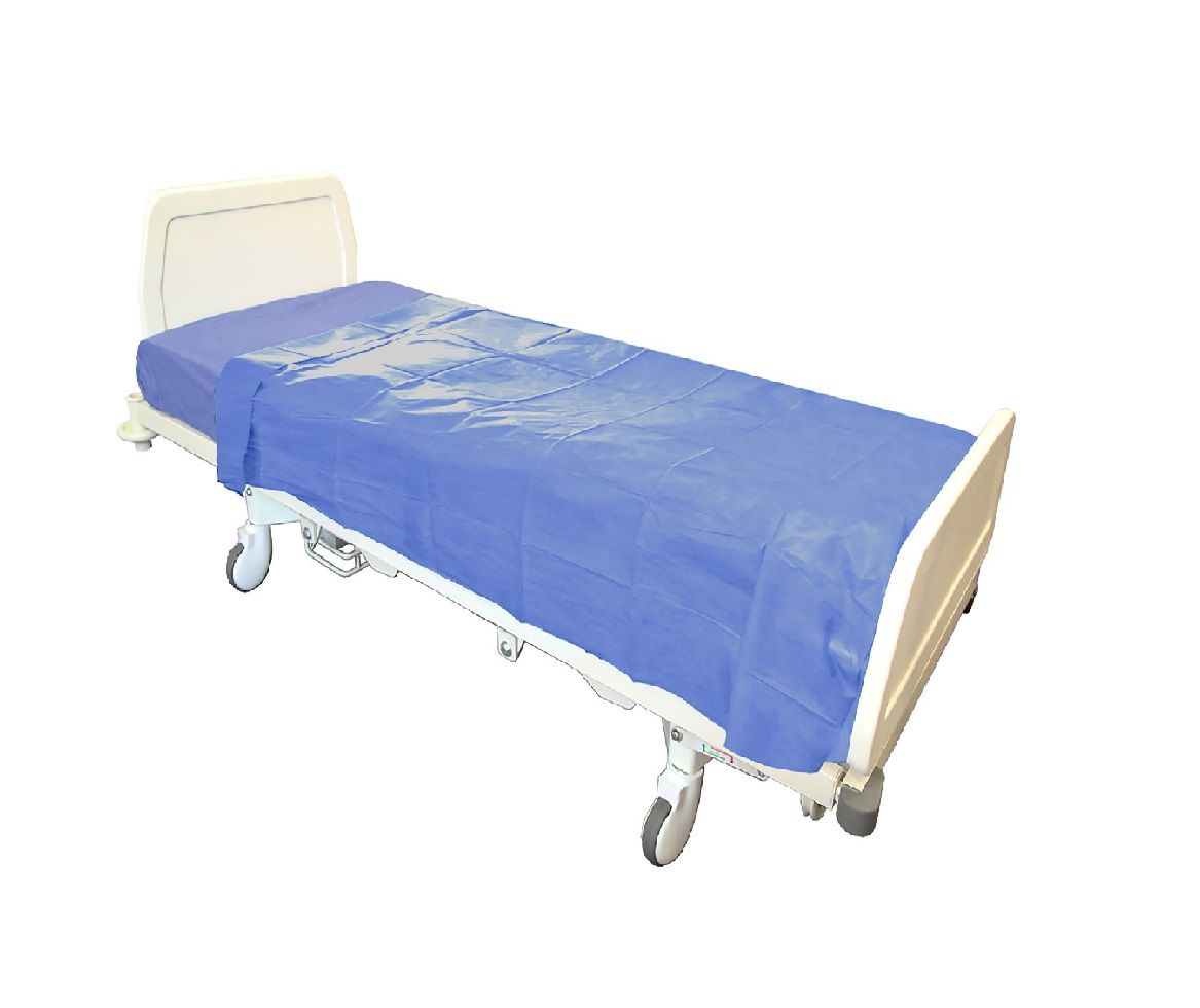 HAINES MODESTY SHEET FLAT SHEET / LARGE / DARK BLUE / 200 X 120CM / CARTON OF 100 photo