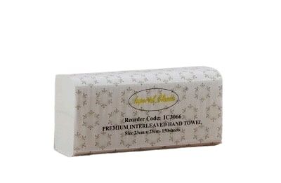 HAND TOWEL I/LEAVE 23CM X 23CM /  BOX OF 16 photo