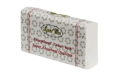 HAND TOWEL I/Leave / 19CM X 25CM / BOX OF 20 photo