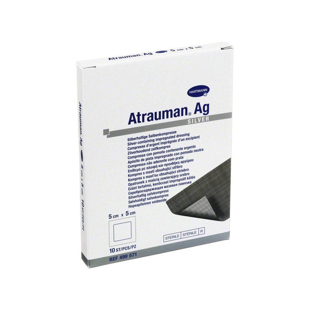HARTMANN ATRAUMAN AG WOUND LAYER / 5CM X 5CM / BOX OF 10 photo