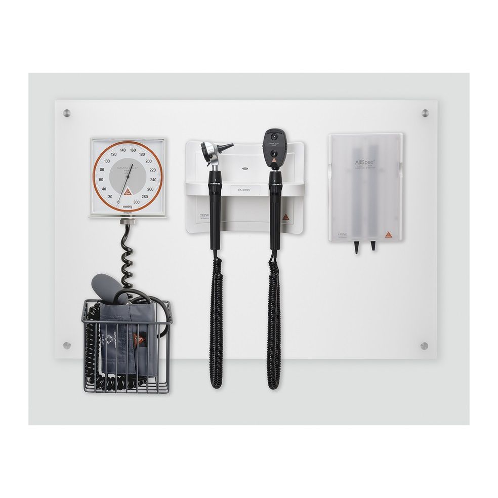 HEINE WALL MOUNT DIAGNOSTIC SET  EN200 WITH K180 HEADS photo
