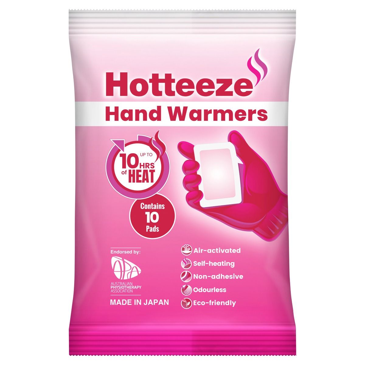 HOTTEEZE HAND WARMERS / PACK OF 10 photo