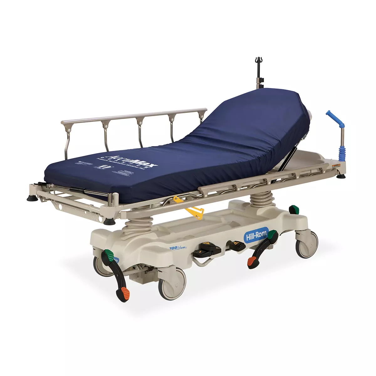 HILLROM HYRDRAULIC TRANSPORT STRETCHER AND ACCESSORIES photo