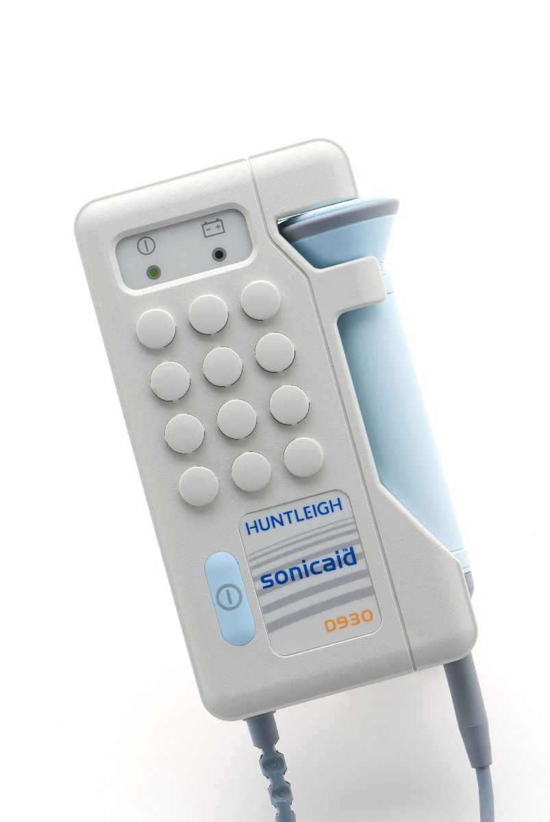 HUNTLEIGH SONICAID D930 AUDIO DOPPLER WITH 3MHZ FIXED WATERPROOF DOPPLER photo