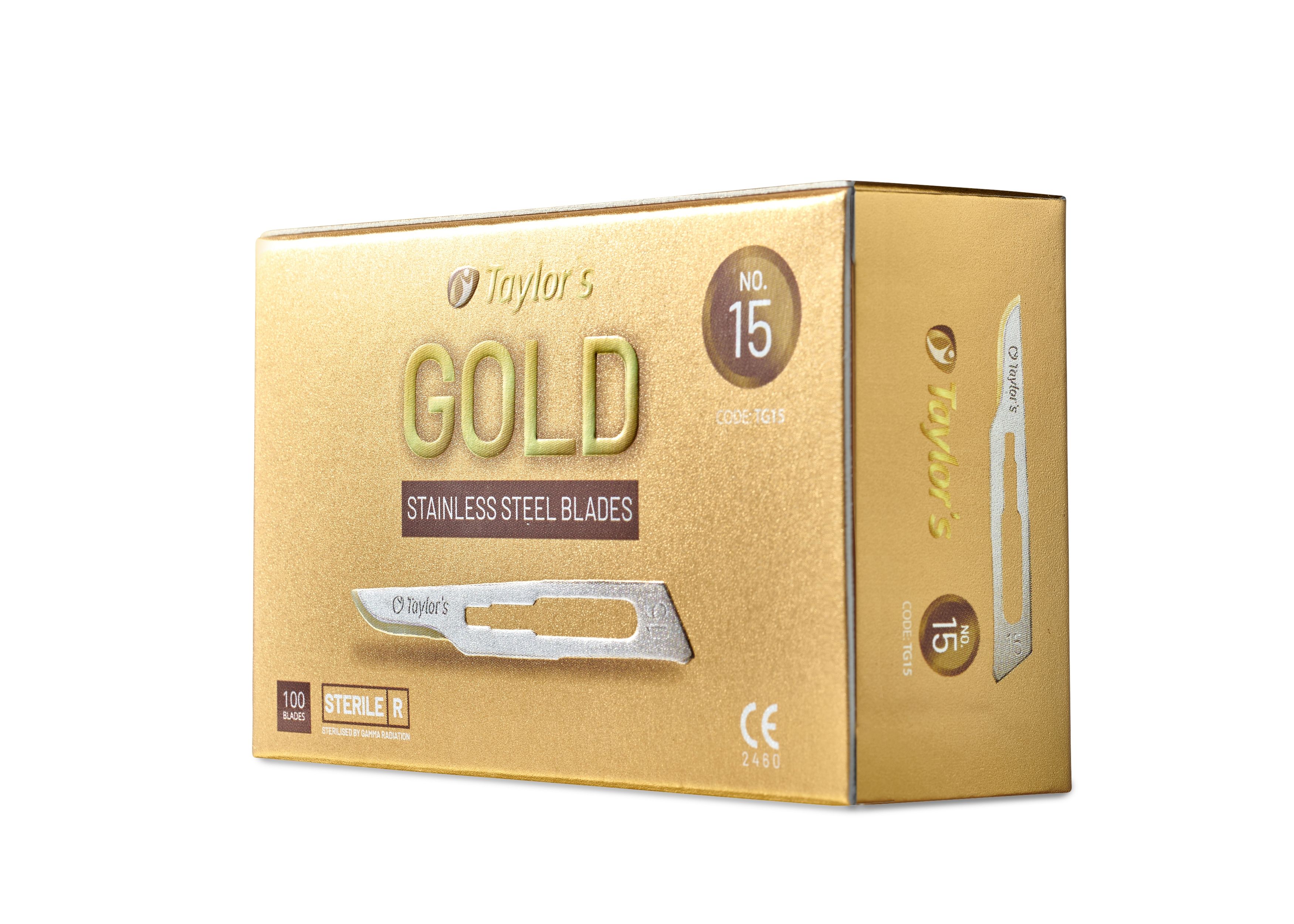 TAYLOR'S GOLD STAINLESS STEEL SCALPEL BLADE photo