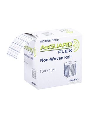 ASGUARD FLEX NON-WOVEN FABRIC FIXATION TAPE / 5CM X 10M / EACH photo