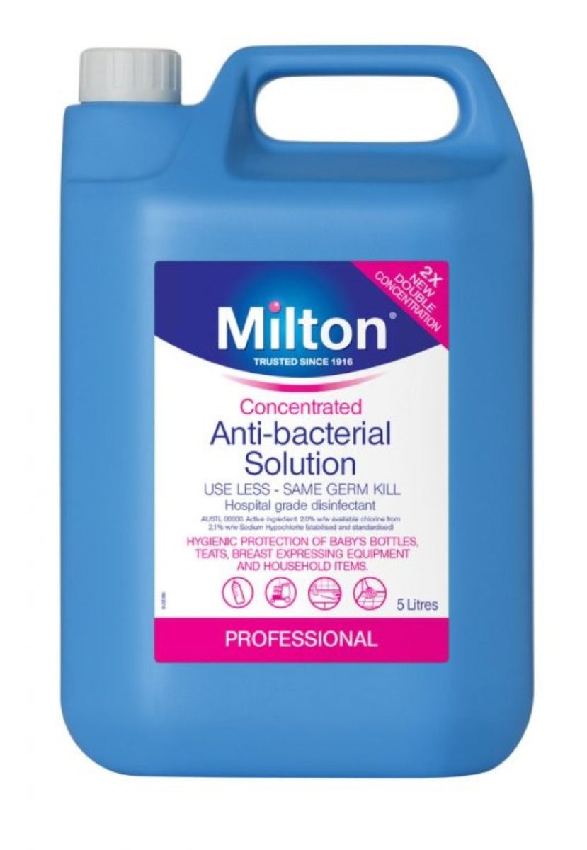 MILTON ANTI-BACTERIAL SOLUTION / 5L / BOTTLE photo