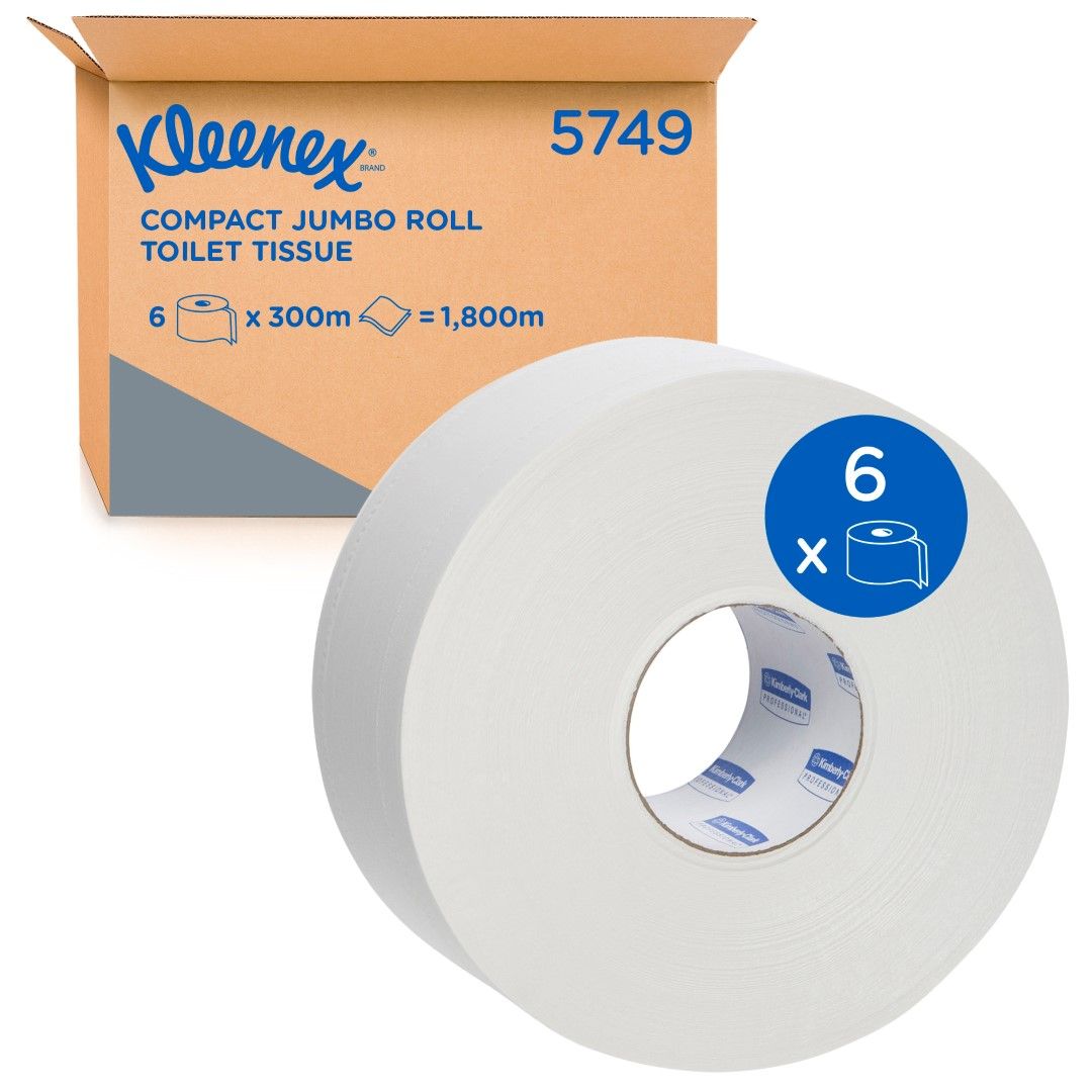 KLEENEX® COMPACT JUMBO ROLL TOILET TISSUES  photo