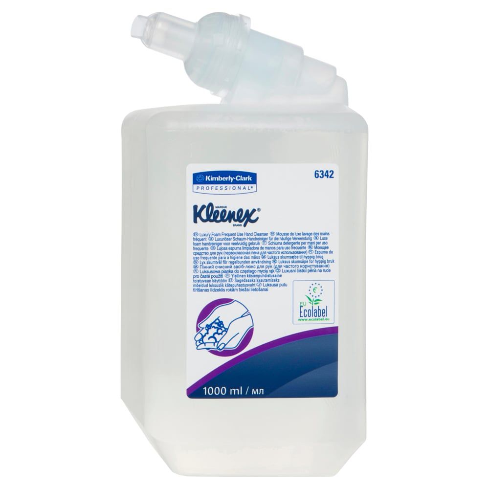 KLEENEX LUXURY FOAM FREQUENT USE HAND SOAP / FOAM WASH / 1L / EACH photo
