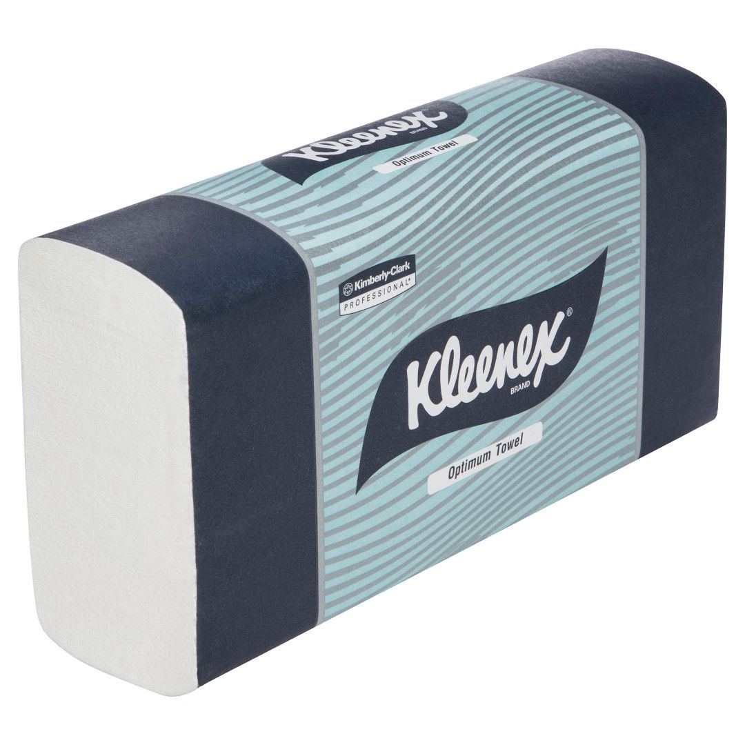 KLEENEX OPTIMUM TOWEL / 120 TOWELS / 30.5CM X 24CM / BOX OF 20 photo