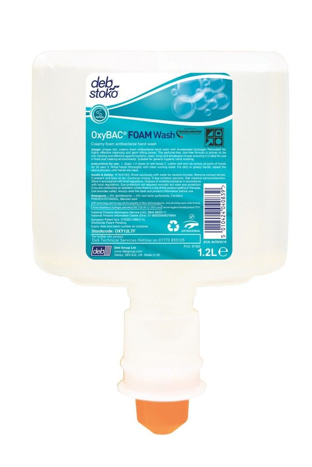 OXYBAC TOUCH FREE 1.2 LITRE CARTRIDGE / BOX OF 3  photo