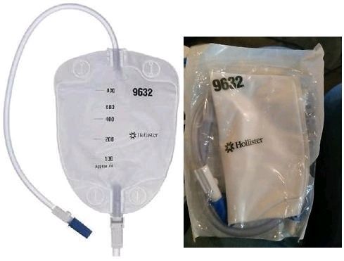 HOLLISTER LEG BAG 800ml/50cm w/strap Sterile Bx10 photo