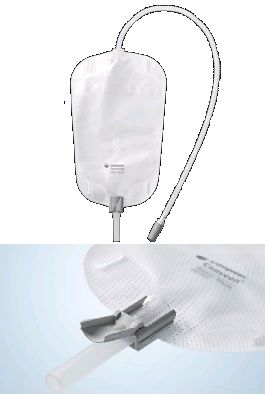 CONVEEN SECURITY+ LEG BAGS STERILE 50CM / 750ML / BOX OF 10 photo