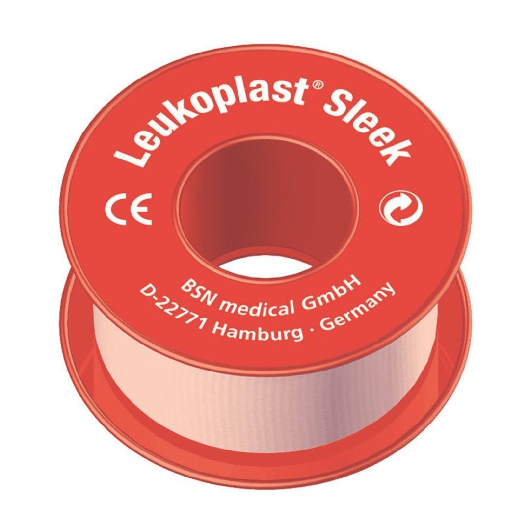 LEUKOPLAST SLEEK PLASTER 7.5CM X 5M ROLL (CONTAINS LATEX) / EACH photo