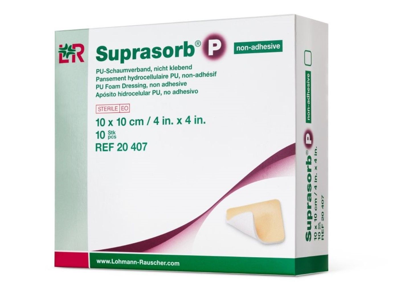 LOHMANN & RAUSCHER SUPRASORB P PU FOAM DRESSING NON-ADHESIVE photo