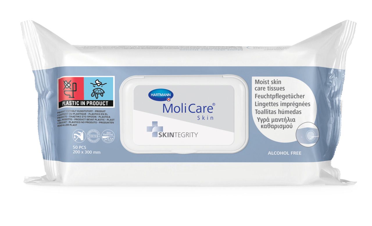 MOLICARE SKINTEGRITY MOIST TISSUE / 200 X 300MM / 50PCS / EACH photo