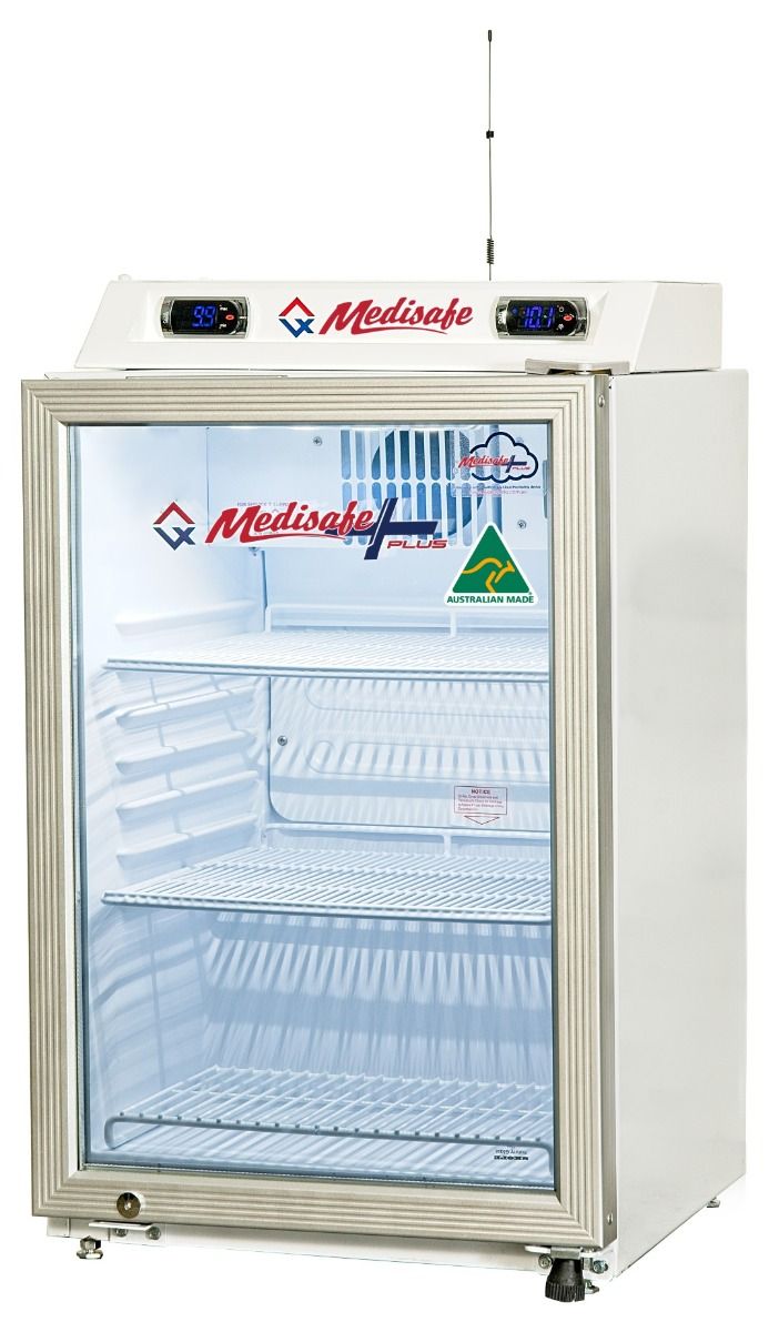 MEDISAFE PLUS H880 80L VACCINE FRIDGE +12 MONTHS AQ PORTAL ACCESS photo