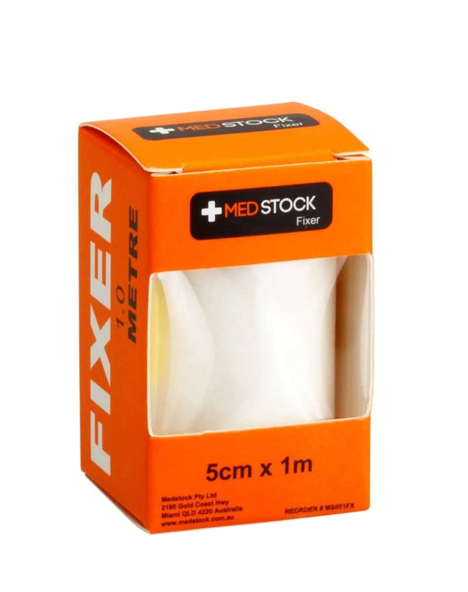 MEDSTOCK FABRIC ROLLER / BEIGE / 5CM X 1M / BOX OF 15 photo