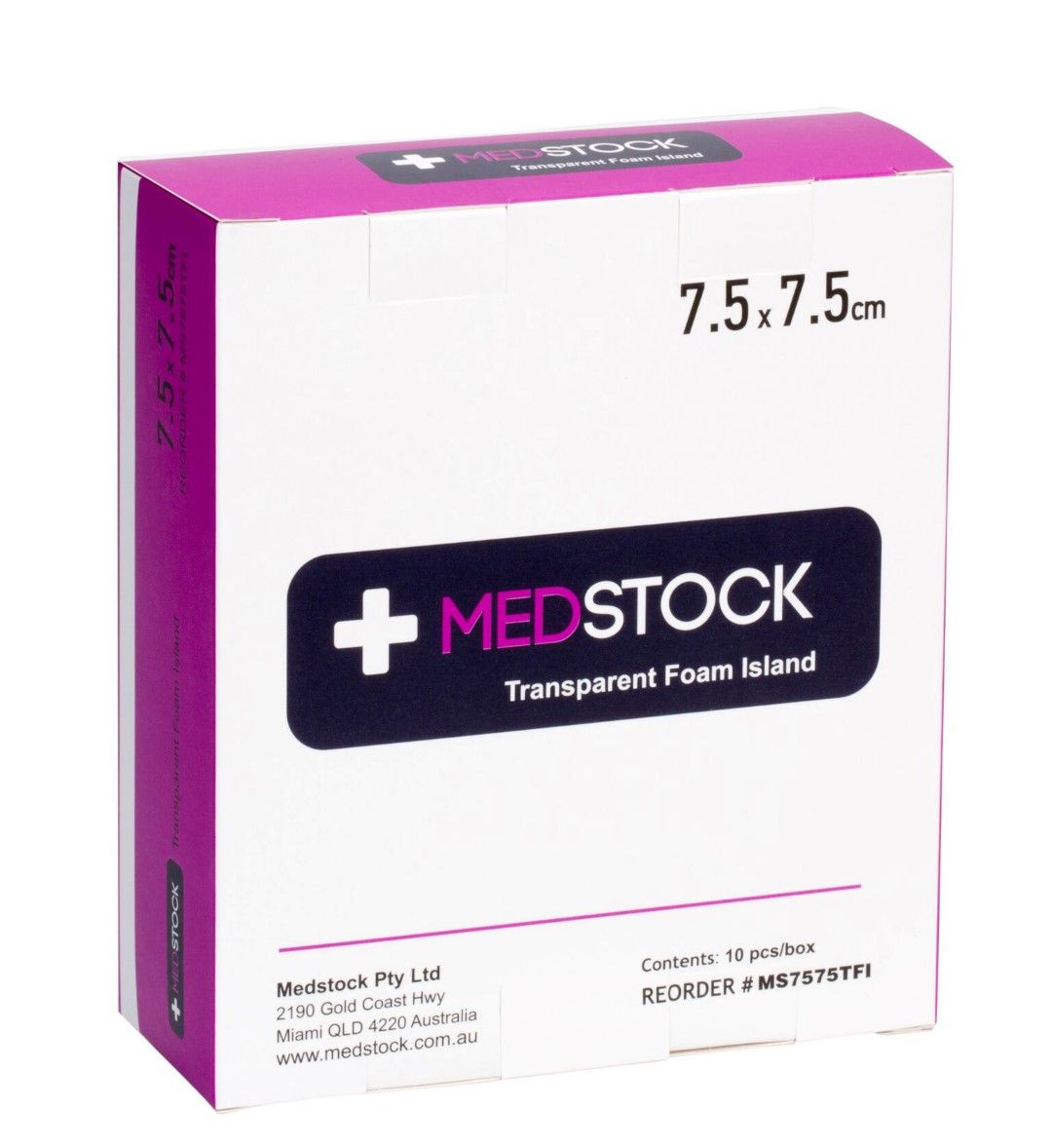 MEDSTOCK TRANSPARENT FOAM ISLAND DRESSING photo