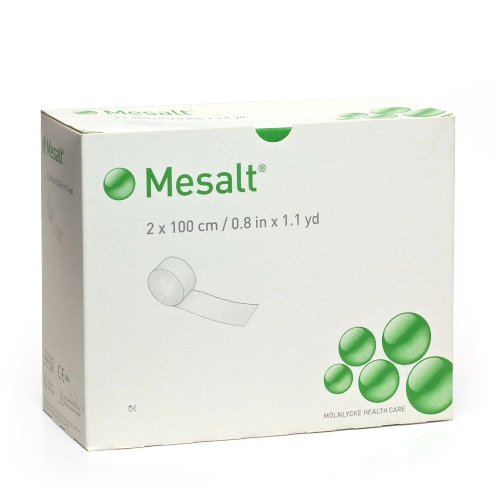 MESALT RIBBON GAUZE DRESSINGS 2 X 100CM / PACK OF 10 photo
