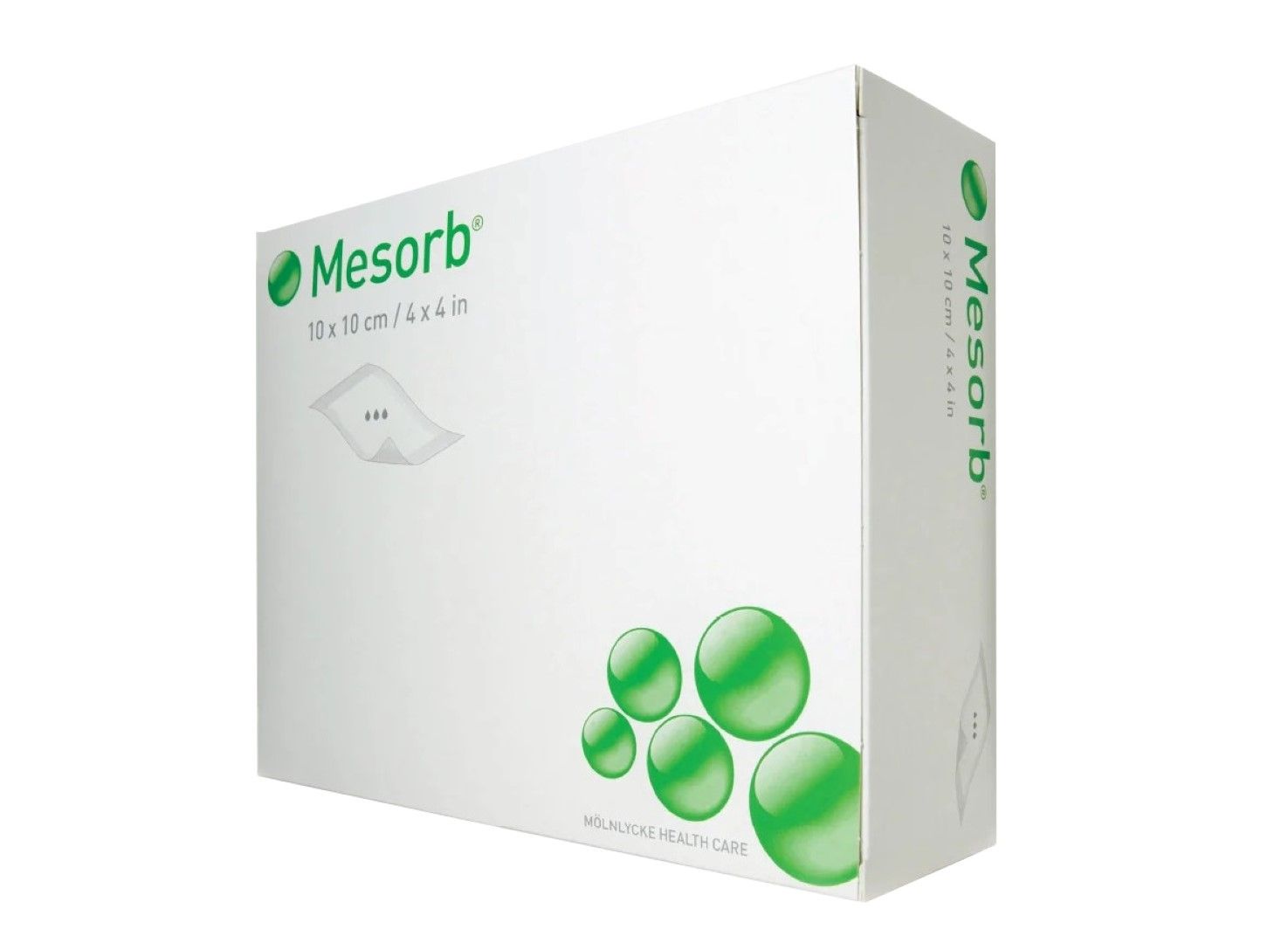 MESORB® HIGHLY ABSORBENT DRESSING WITH STRIKE THROUGH EXUDATE BARRIER photo