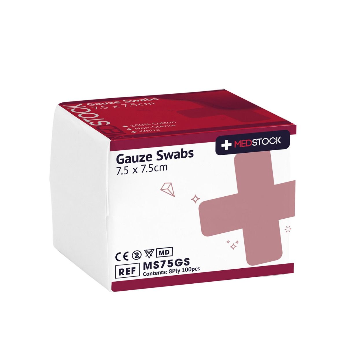MEDSTOCK GAUZE SWABS 8PLY photo