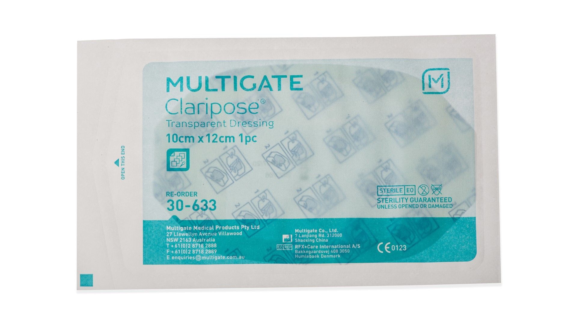MULTIGATE CLARIPOSE® TRANSPARENT DRESSING photo