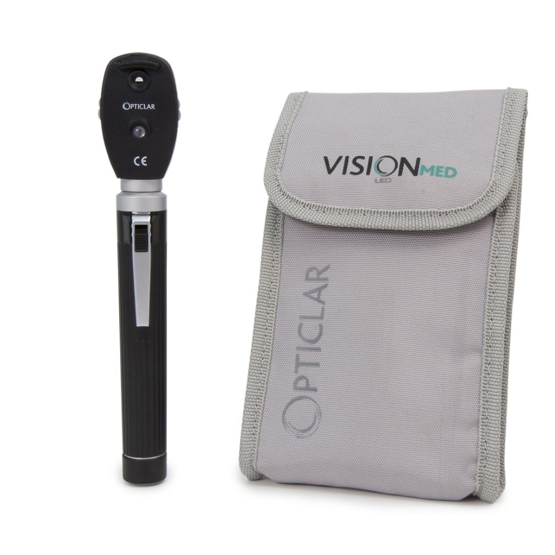 OPTICLAR LED POCKET OPTHALMOSCOPE WITH CANVAS CASE  photo