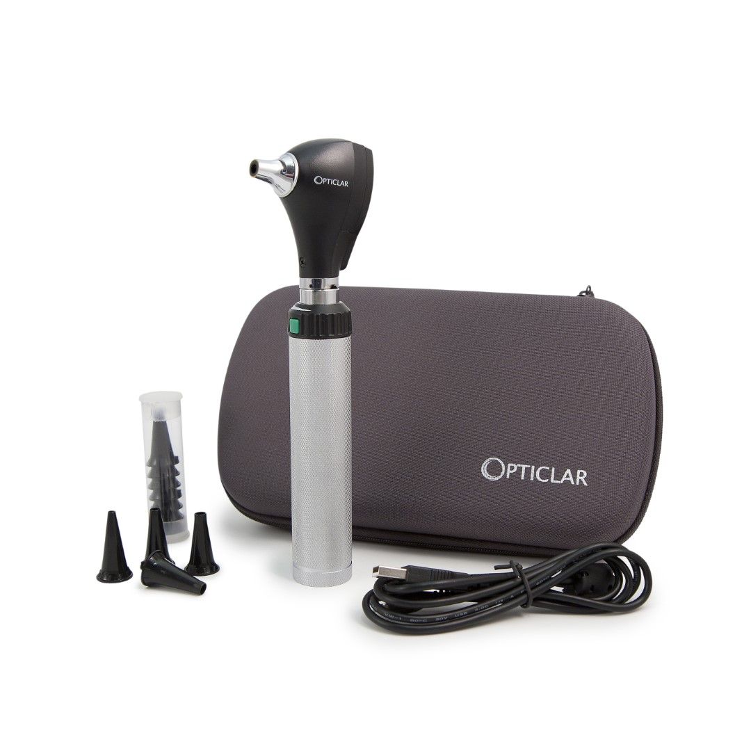 OPTICLAR S1 LED F.O  OTOSCOPE WITH LITHIUM USB HANDLE  photo