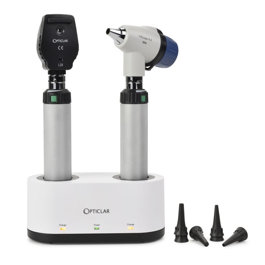 OPTICLAR V-SCOPE LED 4.2X TWIN HANDLE DESK SET photo