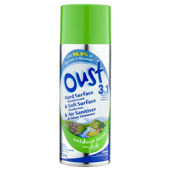OUST 3-IN-1 SURFACE SPRAY / OUTDOOR SCENT / 325G / EACH  photo