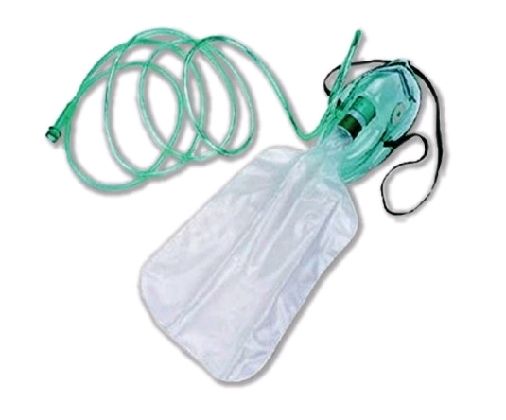OXYGEN MASK - NON-REBREATHING W RESERVOIR / ADULT / 2.1M TUBE photo