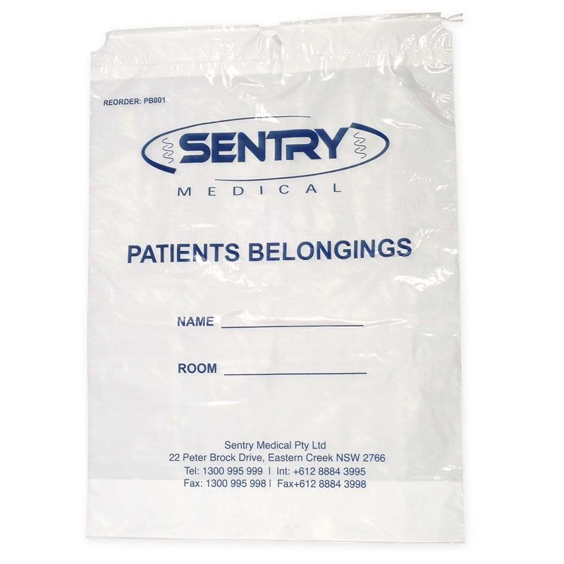 PATIENT'S BELONGINGS BAG / BOX OF 300 photo
