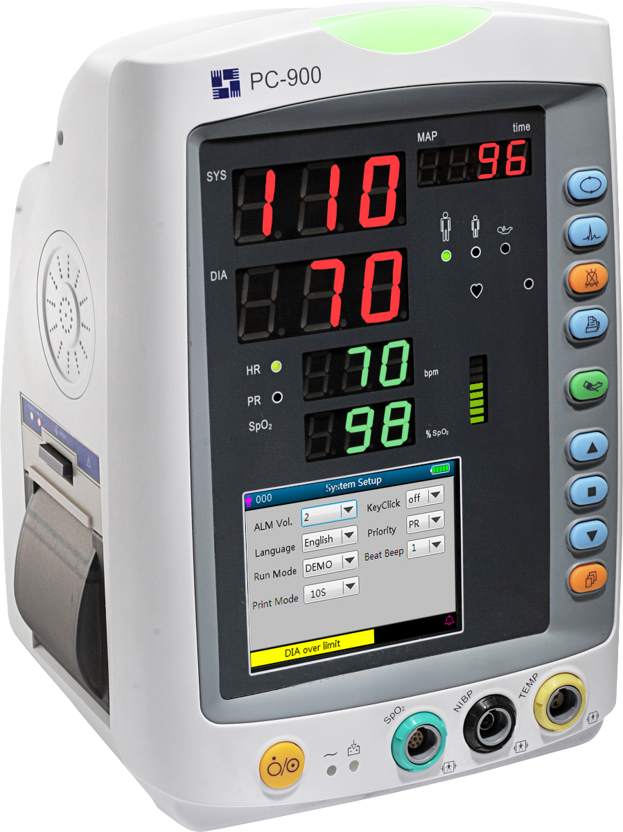 PC-900 PRO VITAL SIGNS MONITOR SPO2 / NIBP / PULSE RATE photo