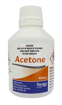 ACETONE / 100ML / BOTTLE photo