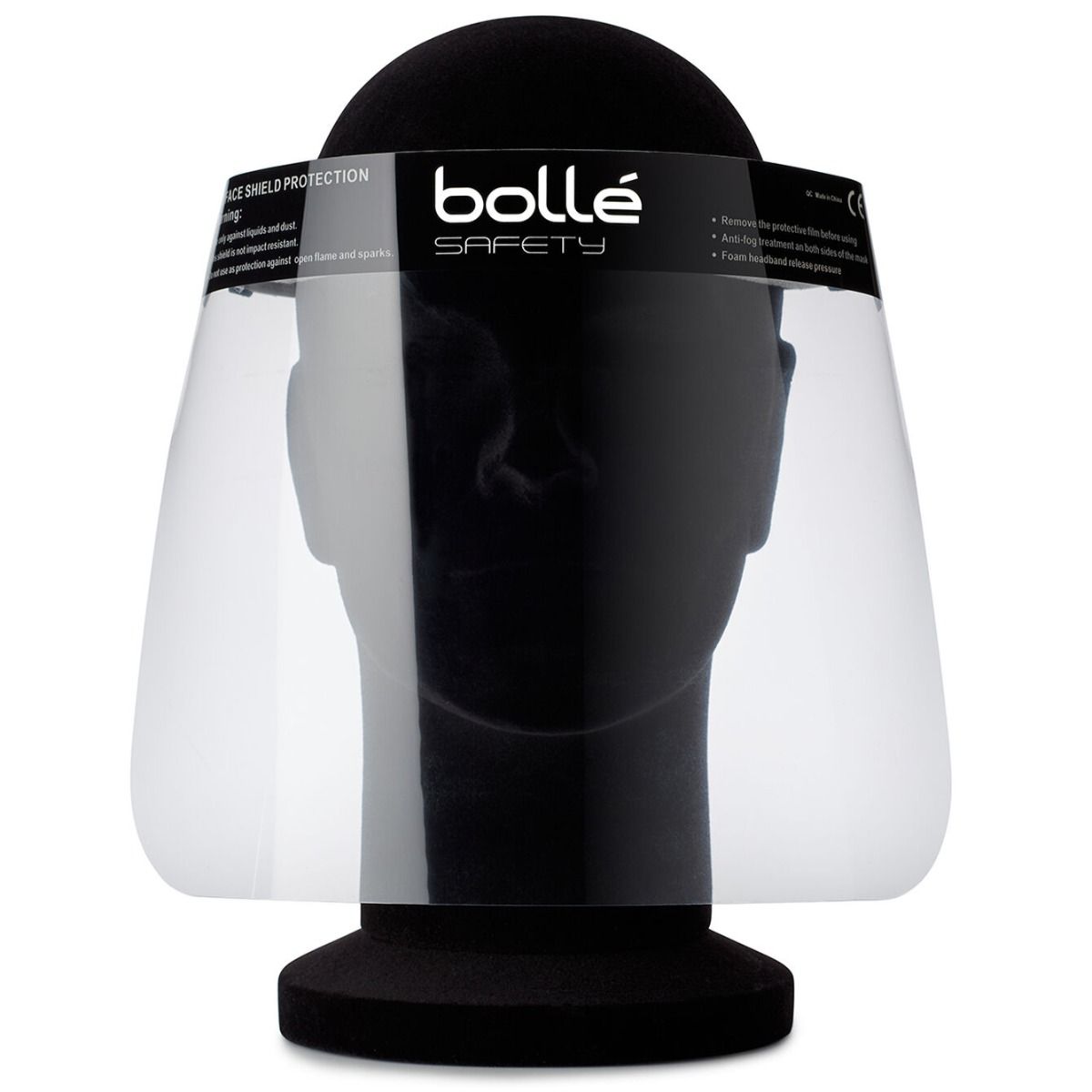 BOLLE DSF4 FACE SHIELD WITH ADJUSTABLE STRAP photo