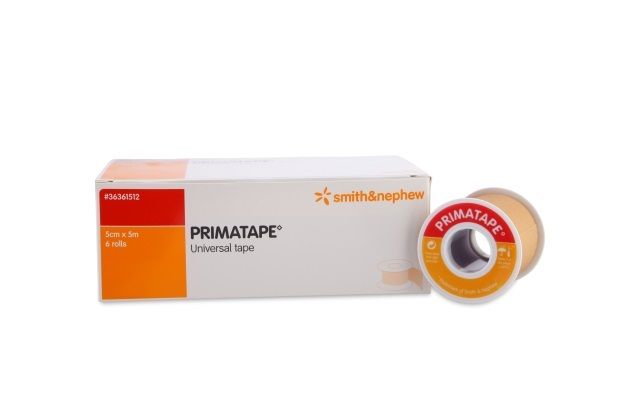 PRIMATAPE / UNIVERSAL ZINC OXIDE TAPE / 5CM X 5M / BOX OF 6 photo