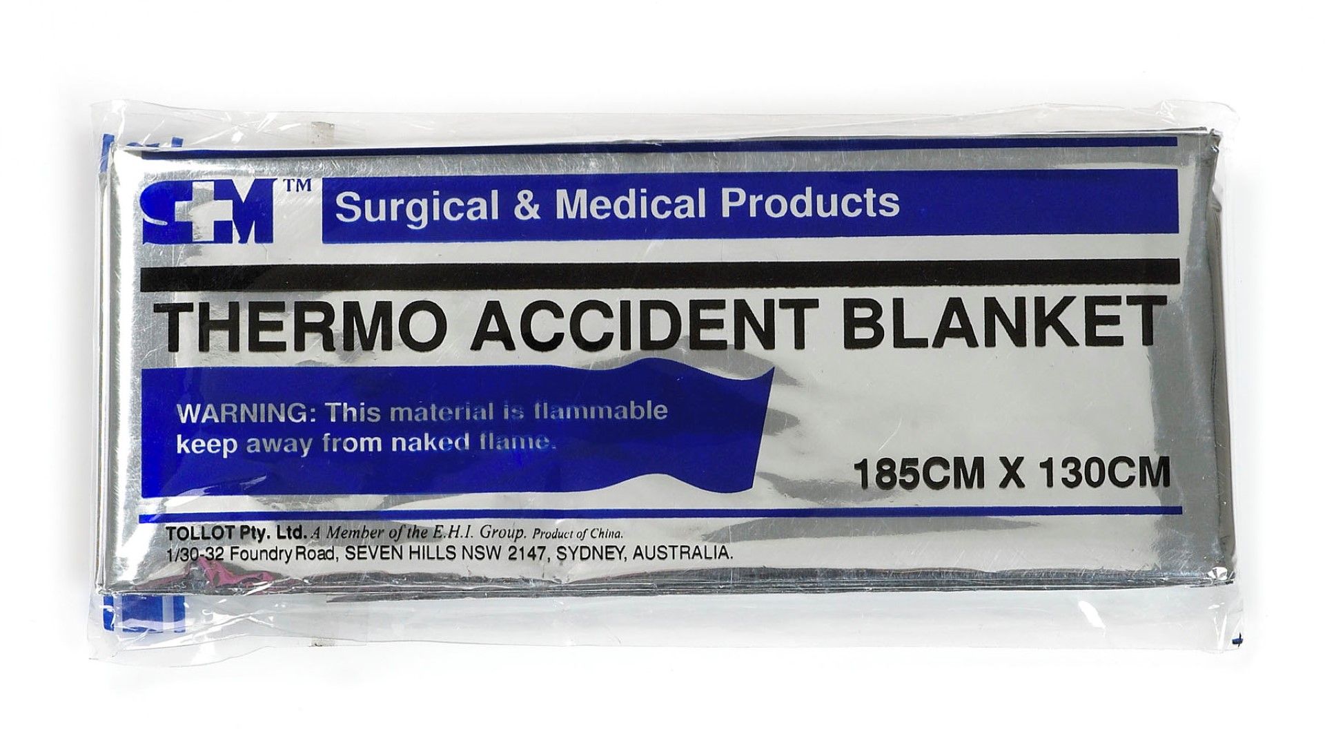 S+M THERMAL ACCIDENT BLANKET / 185 X 130CM photo