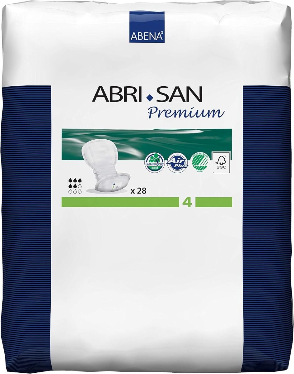 ABRI-SAN PREMIUM 4 / 420MM X 200MM 800ML / UNISEX / BOX OF 28 photo