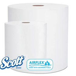 SCOTT ROLL TOWEL WHITE / CARTON OF 16 / 19CM X 100M photo