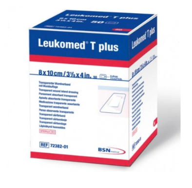 LEUKOMED T PLUS / STERILE / 8CM X 10CM / TRANSPARENT / BOX OF 50 photo