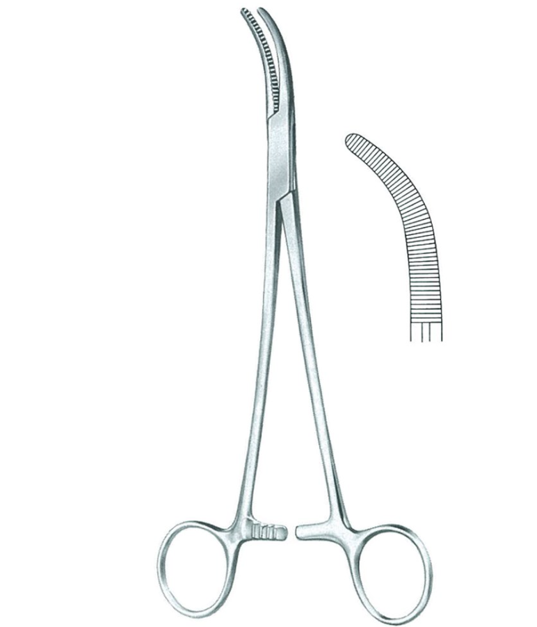 FORCEPS MOYNIHAN 23CM CURVED  / EACH photo