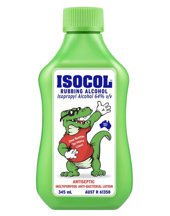 ISOCOL RUBBING ALCOHOL / 345ML / EACH photo