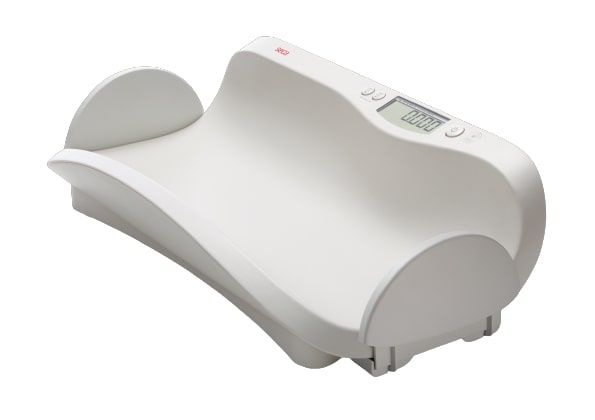 SECA EMR-VALIDATED BABY SCALE WITH EXTRA LARGE WEIGHING TRAY photo